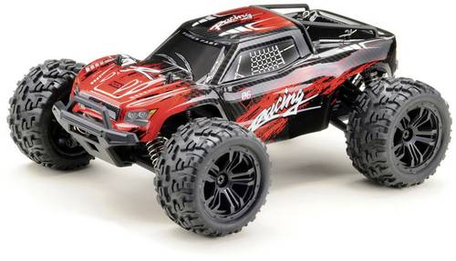 Absima Truck Racing Schwarz/Rot 1:14 RC Modellauto Elektro Monstertruck Allradantrieb (4WD) RtR 2,4G von Absima