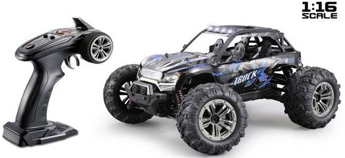 Absima X Truck Schwarz, Blau Brushed 1:16 RC Modellauto Elektro Buggy Allradantrieb (4WD) RtR 2,4GHz von Absima