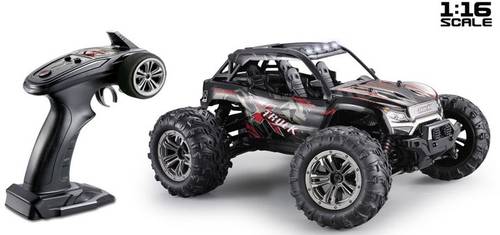 Absima X Truck Schwarz, Rot Brushed 1:16 RC Modellauto Elektro Buggy Allradantrieb (4WD) RtR 2,4GHz von Absima