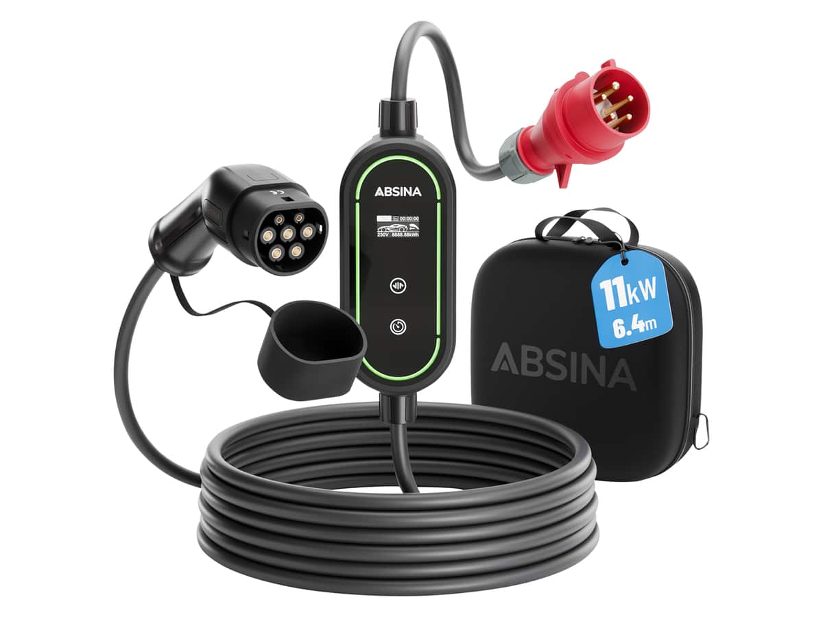ABSINA mobile Wallbox, Mode 2, 16 A, 11 kW, CEE ABSINA mobile Wallbox, Mode 2, 16 A, 11 kW, CEE von Absina