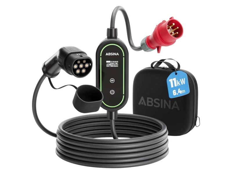 ABSINA mobile Wallbox, Mode 2, 16 A, 11 kW, CEE von Absina