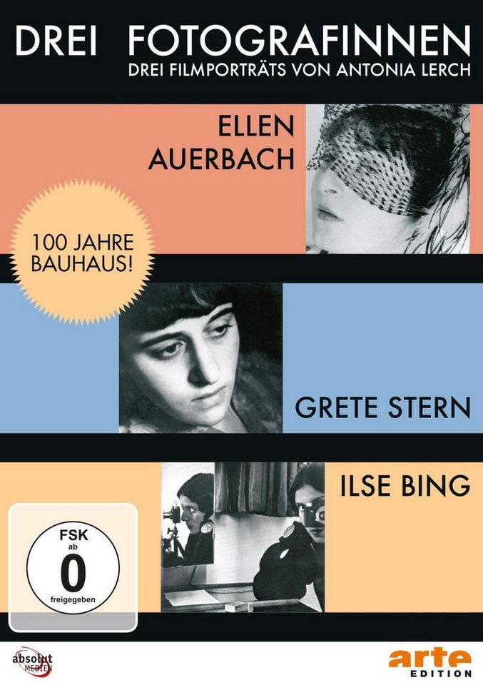Absolut DVD Drei Fotografinnen: Ilse Bing, Grete Stern, Ellen Auerbach Absolut DVD Drei Fotografinnen: Ilse Bing, Grete Stern, Ellen Auerbach von Absolut