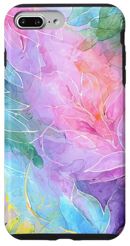 Botanische Kunst in Rosa und Pastellfarben mit abstraktem Aquarellblatt Hülle für iPhone 7 Plus/8 Plus Botanische Kunst in Rosa und Pastellfarben mit abstraktem Aquarellblatt Hülle für iPhone 7 Plus/8 Plus von Abstract Art Aesthetic Style Gifts