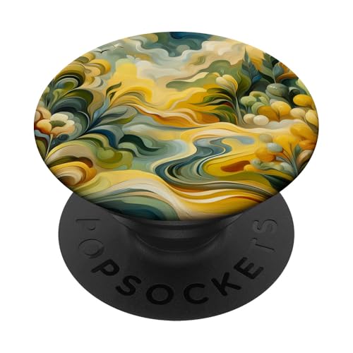 Gelb und Grün Ölgemälde Stil Abstrakte Kunst PopSockets Klebender PopGrip Gelb und Grün Ölgemälde Stil Abstrakte Kunst PopSockets Klebender PopGrip von Abstract Art Aesthetic Style Gifts