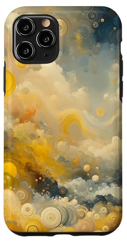 Gelbe Ölgemälde Stil Abstrakte Kunst Hülle für iPhone 11 Pro von Abstract Art Aesthetic Style Gifts