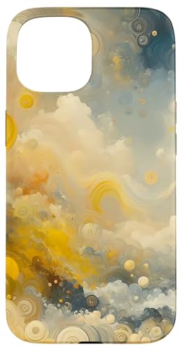 Gelbe Ölgemälde Stil Abstrakte Kunst Hülle für iPhone 15 von Abstract Art Aesthetic Style Gifts