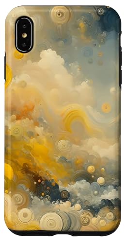 Gelbe Ölgemälde Stil Abstrakte Kunst Hülle für iPhone XS Max von Abstract Art Aesthetic Style Gifts