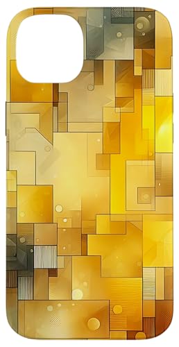 Gelbe abstrakte Kunst Hülle für iPhone 14 Plus von Abstract Art Aesthetic Style Gifts