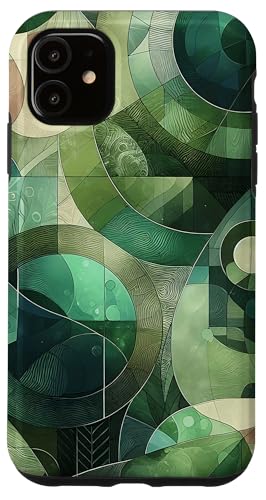 Grüne abstrakte Kunst Hülle für iPhone 11 Grüne abstrakte Kunst Hülle für iPhone 11 von Abstract Art Aesthetic Style Gifts