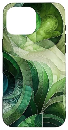 Grüne abstrakte Kunst Hülle für iPhone 16 Pro Max Grüne abstrakte Kunst Hülle für iPhone 16 Pro Max von Abstract Art Aesthetic Style Gifts