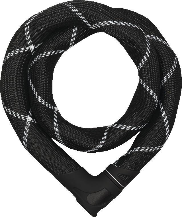 ABUS 8210/140 Fahrradschloss Schwarz 140 cm Kabelschloss (88288) von Abus