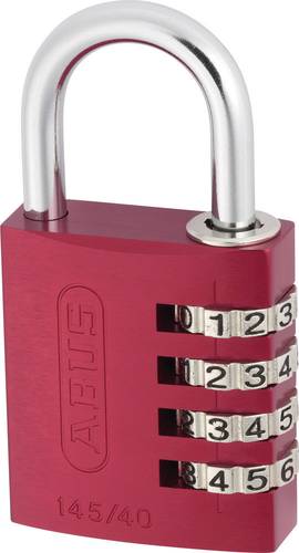 ABUS ABVS48813 Vorhängeschloss 41.5mm Rot Zahlenschloss von Abus