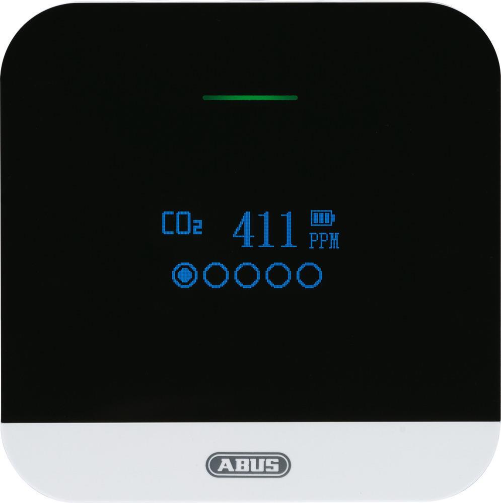 ABUS AirSecure CO2WM110 - Kohlenmonoxidsensor - weiß von Abus