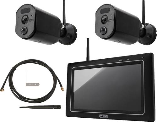 ABUS PPDF17000 + PPDF17520 + TVAC17 Funk-Überwachungskamera-Set 4-Kanal mit 2 Kameras 2304 x 1296 P ABUS PPDF17000 + PPDF17520 + TVAC17 Funk-Überwachungskamera-Set 4-Kanal mit 2 Kameras 2304 x 1296 P von Abus