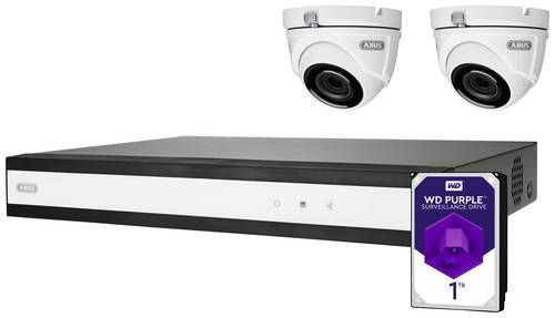 ABUS Performance Line TVVR33622D Analog, AHD Überwachungskamera-Set 6-Kanal mit 2 Kameras 1920 x 10 ABUS Performance Line TVVR33622D Analog, AHD Überwachungskamera-Set 6-Kanal mit 2 Kameras 1920 x 10 von Abus