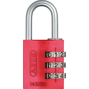 ABUS Vorhängeschloss ABUS 145/30 rot von Abus