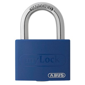 ABUS Vorhängeschloss myLock T65AL/40 blau von Abus