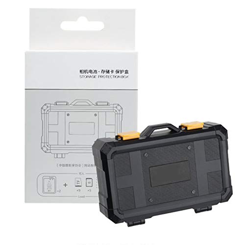Abwan Aufbewahrungshalter, Aufbewahrungshalter für Kamera-Batterieschutzgehäuse für LP-E6 LP-E8 LP-E12 LP-E17 NB-13L EN-EL15 DE-EL14 Abwan Aufbewahrungshalter, Aufbewahrungshalter für Kamera-Batterieschutzgehäuse für LP-E6 LP-E8 LP-E12 LP-E17 NB-13L EN-EL15 DE-EL14 von Abwan