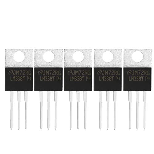 Abwan Integrierter Schaltkreis, 5 Stück, LM338T LM338 TO-220 IC, verstellbarer integrierter Spannungsregler. Abwan Integrierter Schaltkreis, 5 Stück, LM338T LM338 TO-220 IC, verstellbarer integrierter Spannungsregler. von Abwan
