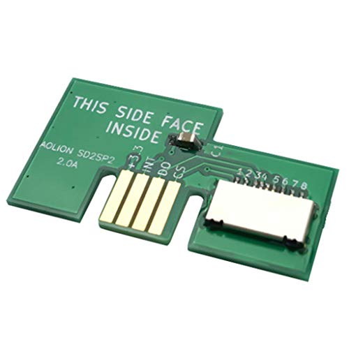 Abwan-Kartenleser, Ersatz-Micro-SD-Kartenadapter TF-Kartenleser für NGC Game Cube SD2SP2 SDLoad SDL-Adapter Professionelle Ersatzteile von Abwan