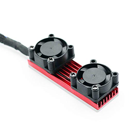 Abwan Lüfter, SSD-Lüfter NVME NGFF M.2 Kühlkörper 2280 ssd Metallblech Wärmeleitfähigkeit Siliziumwafer Kühllüfter Kühlkörper von Abwan