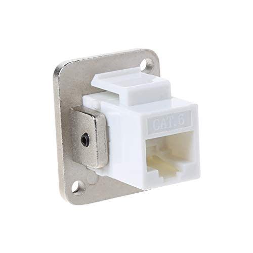 Abwan Rj45-Anschluss, RJ45-D-Socket-Netzwerkanschlussmodul Metallplattenmontage CAT5E CAT6 Abwan Rj45-Anschluss, RJ45-D-Socket-Netzwerkanschlussmodul Metallplattenmontage CAT5E CAT6 von Abwan