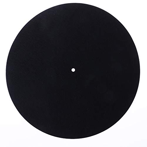 Abwan Rutschfestes Pad, Plattenspielermatte Audiophile 7 "3mm Filz Anti-Statische Anti-Shake Slipmat LP Schallplatte von Abwan