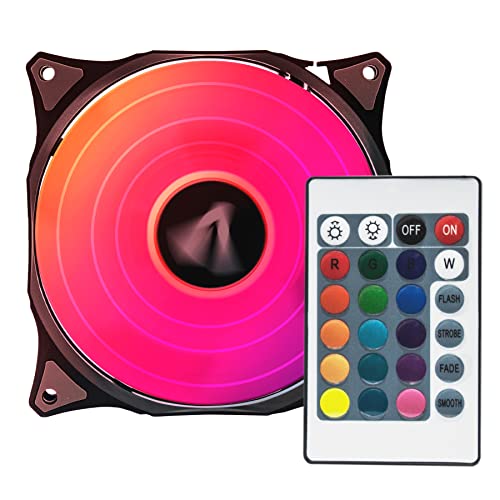 ABYSM Gaming Lüfter RGB Beleuchtung SLED 120 mm mit Fernbedienung, sehr leise von Abysm Gaming