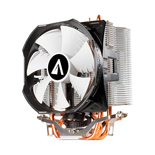 ABYSM Snow III Kühlkörper aus Aluminium, CPU-Kühlsystem mit 3 Heat Pipes, 100 mm leisem PWM-Lüfter, 4-polig, kompatibel mit AM4, AMD und Intel Prozessoren von Abysm