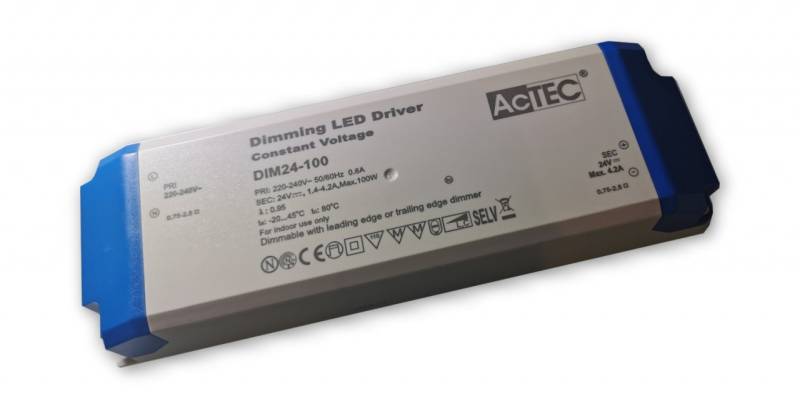 AcTEC - LED Trafo 100 W / 24 V Dimmbar von AcTEC