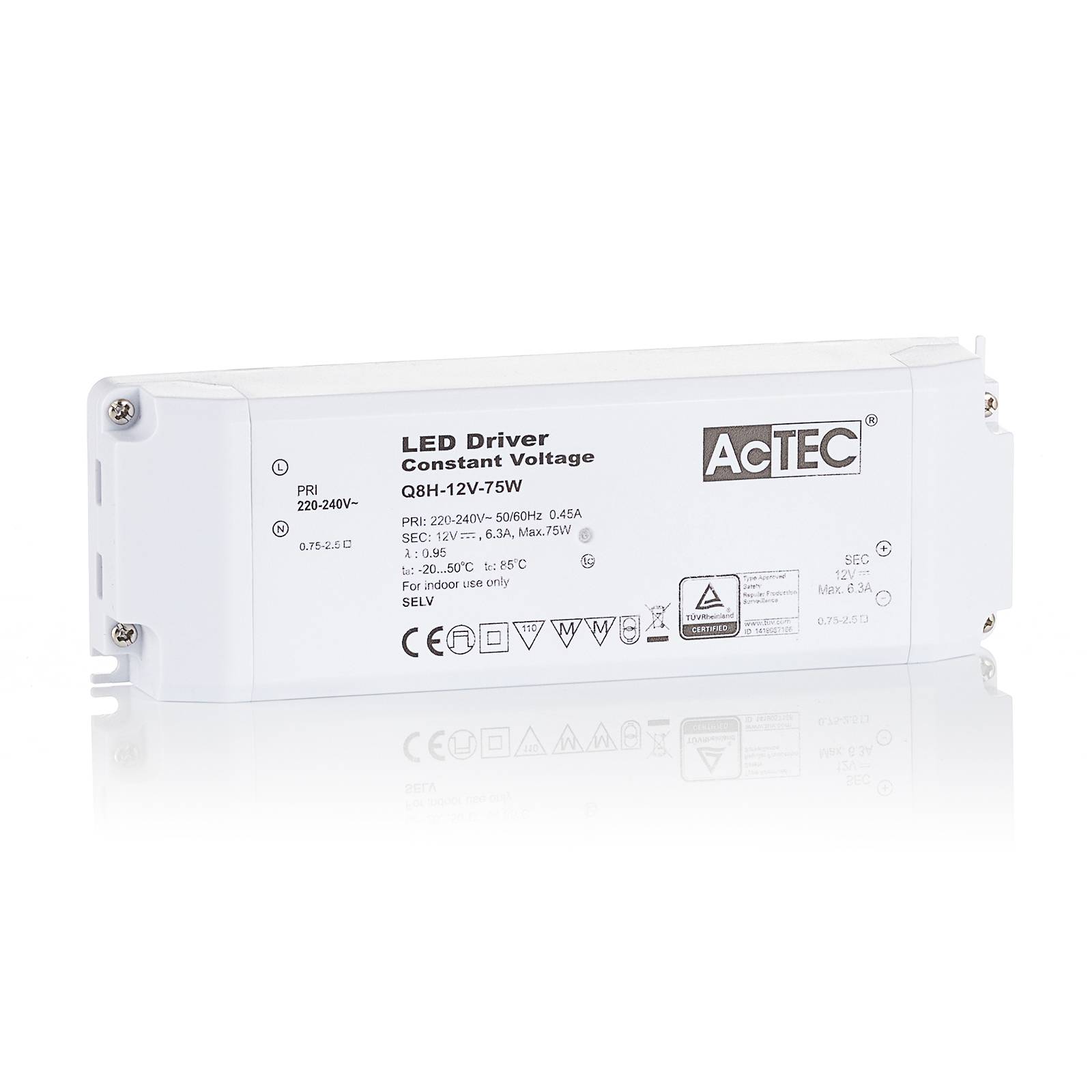 AcTEC Q8H LED-Treiber CV 12V, 75W von AcTEC