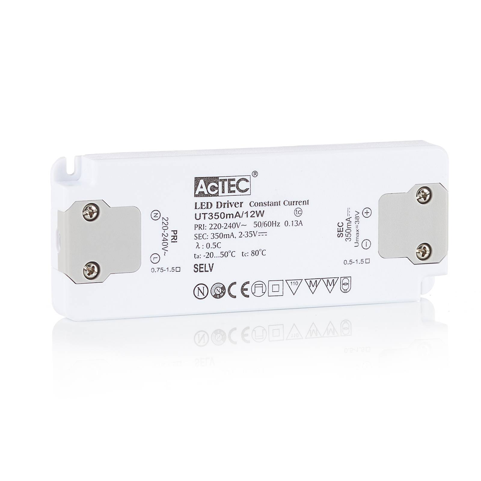 AcTEC Slim LED-Treiber CC 350mA, 12W von AcTEC