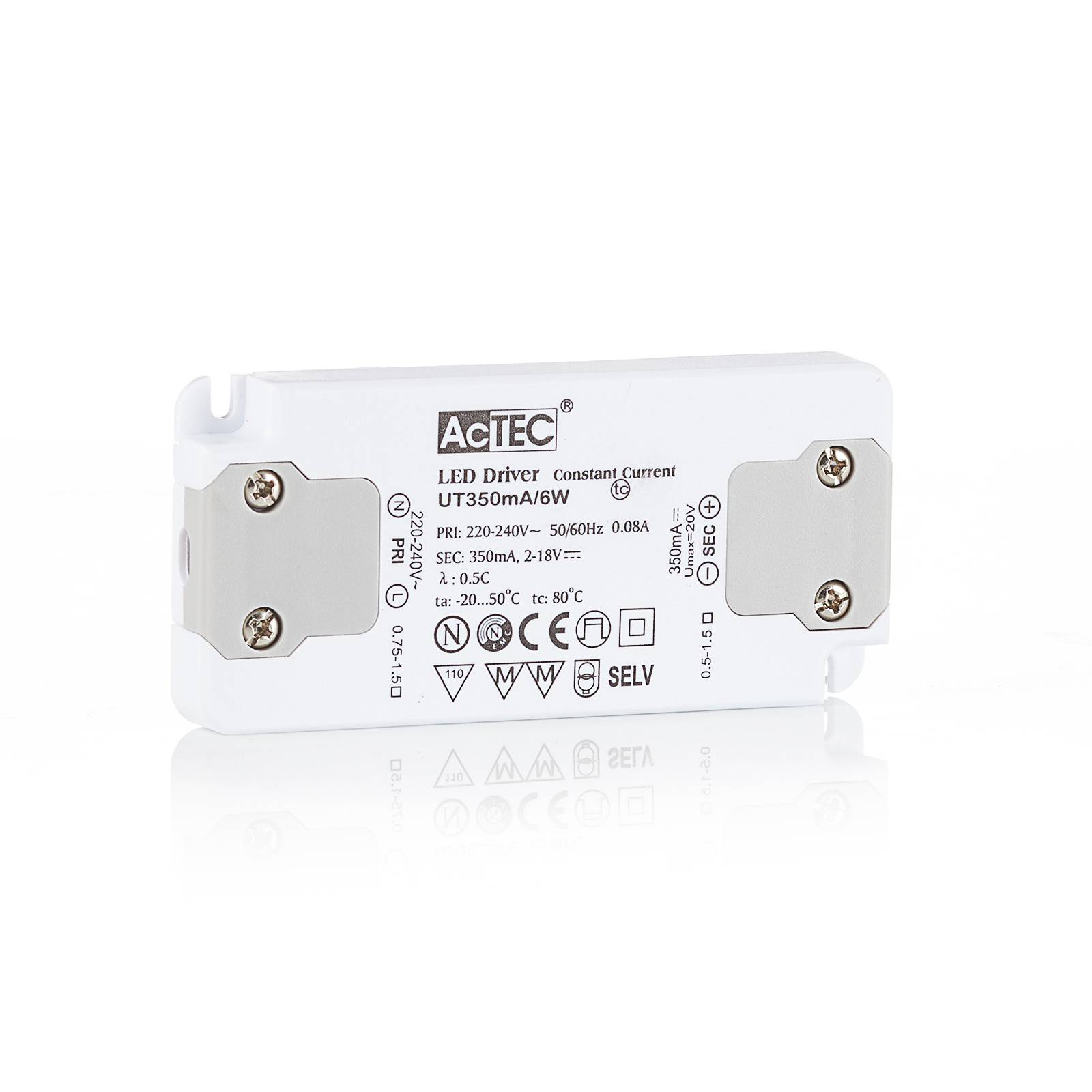 AcTEC Slim LED-Treiber CC 350mA, 6W von AcTEC