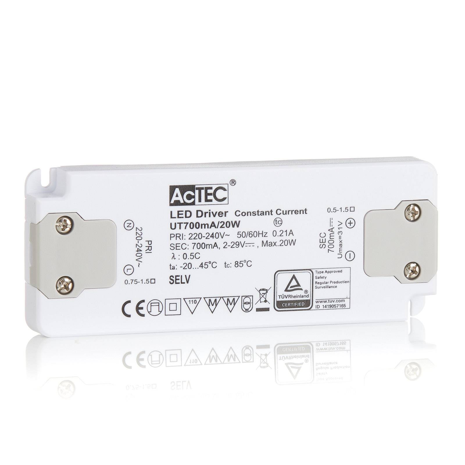 AcTEC Slim LED-Treiber CC 700mA, 20W von AcTEC