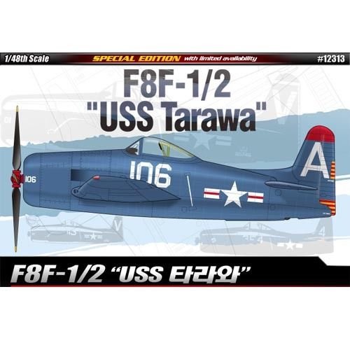 Academy Hobby Plastic Model Kits F8F-1/2 USS Tarawa 1:48 Academy Hobby Plastic Model Kits F8F-1/2 USS Tarawa 1:48 von Academy Hobby Plastic Model Kits