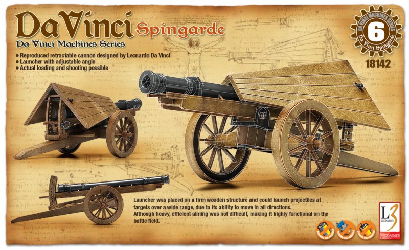 DA VINCI SPINGARDE von Academy Plastic Model