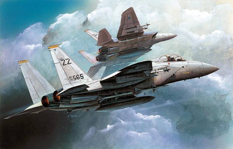 F-15 Eagle von Academy Plastic Model