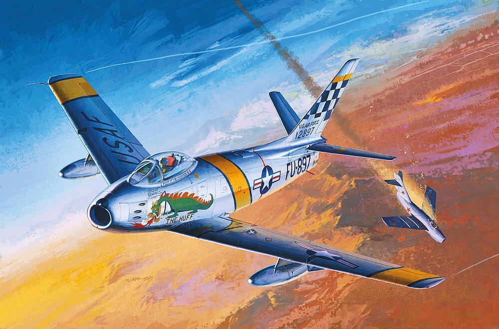 F-86F ´THE HUFF´ F-86F ´THE HUFF´ von Academy Plastic Model