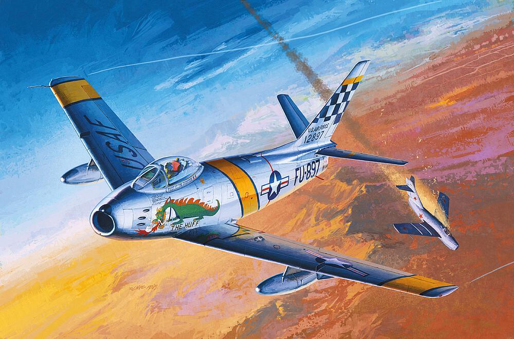 F-86F ´THE HUFF´ von Academy Plastic Model