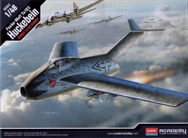 Focke Wulf Fw Ta-183 Huckebein von Academy Plastic Model