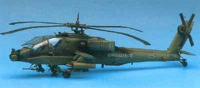 Hughes Ah-64A Apache von Academy Plastic Model