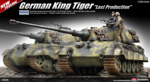 King Tiger von Academy Plastic Model