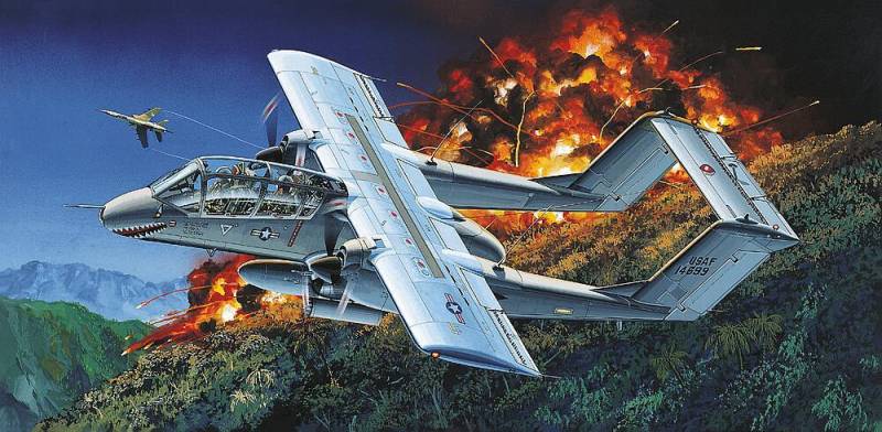 OV-10 Bronco von Academy Plastic Model