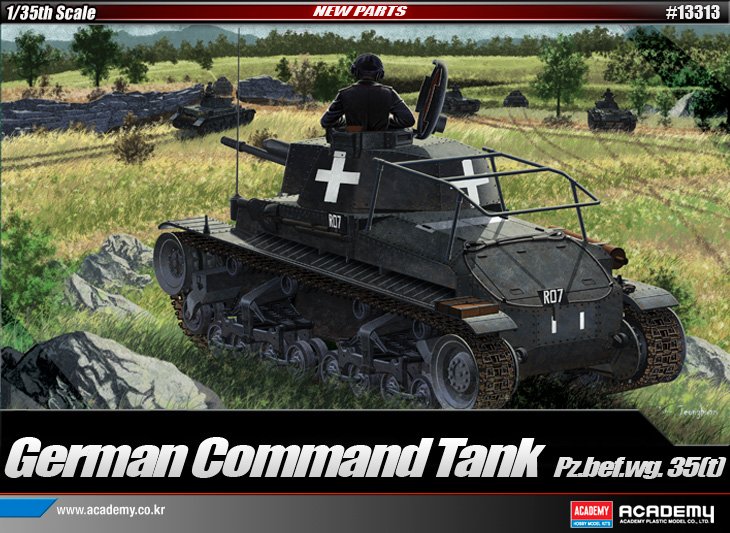 Pz.Bef.Wg. 35 (t) Command Tank von Academy Plastic Model