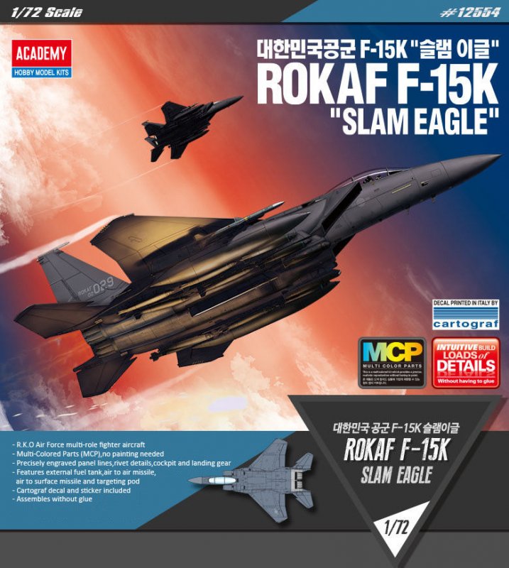 ROKAF F-15K SLAM Eagle (MCP) von Academy Plastic Model