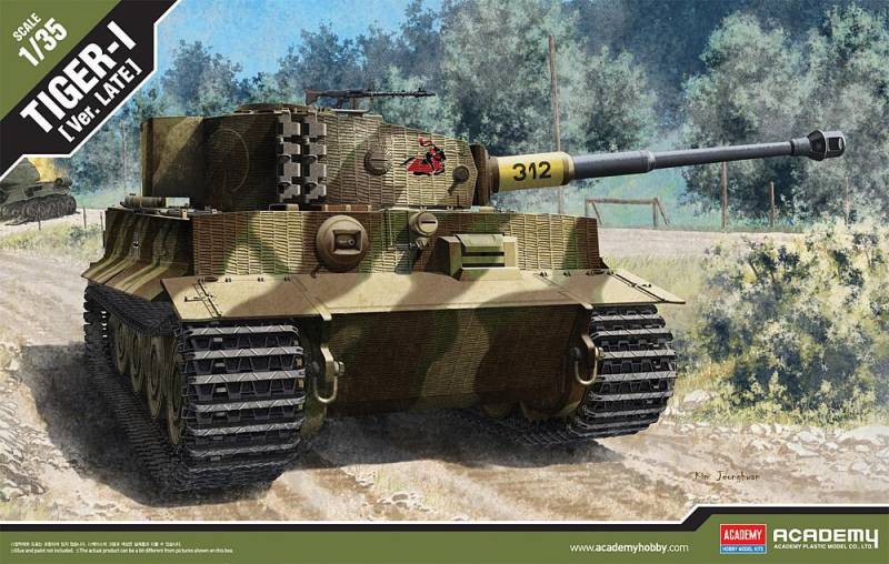 TIGER I Late Version von Academy Plastic Model