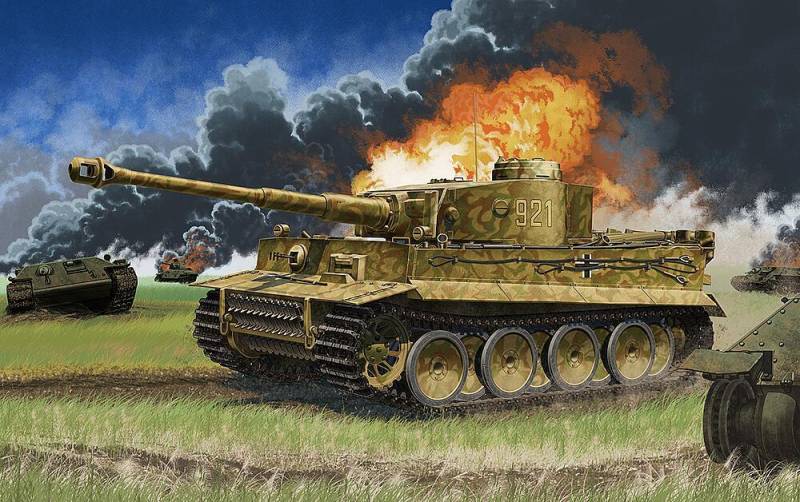 Tiger I Early - Operation Citadel von Academy Plastic Model