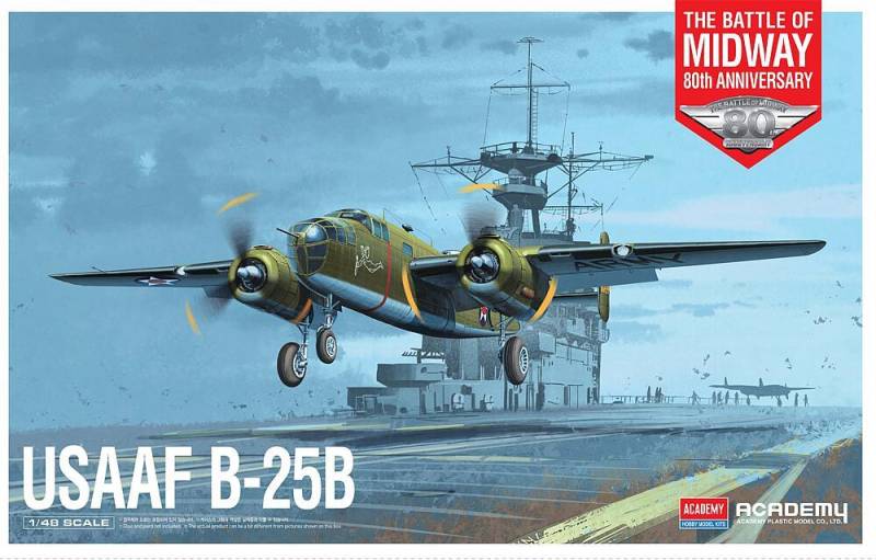 USAAF B-25B Doolittle Raid von Academy Plastic Model