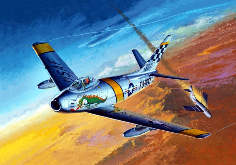 USAF F-86F - Korean War von Academy Plastic Model
