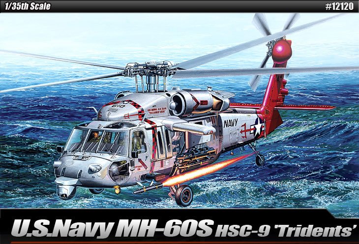 USN MH-60S HSC-9 Trouble Shooter von Academy Plastic Model